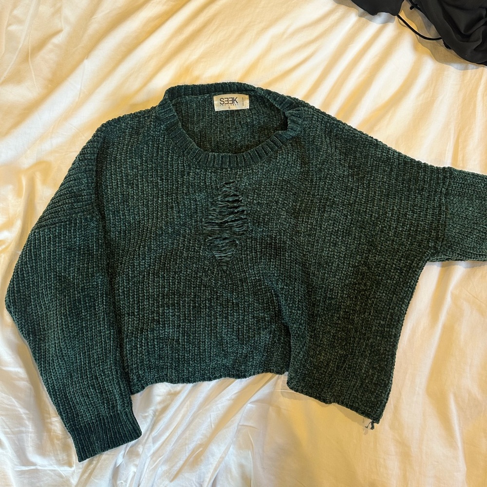 Green sweater